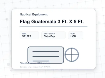 Flag Guatemala 3 Ft. X 5 Ft. - Nautical Equipment - IMPA 371325