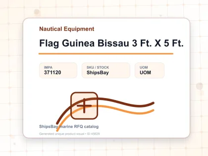 Flag Guinea Bissau 3 Ft. X 5 Ft. - Nautical Equipment - IMPA 371120