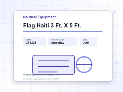 Flag Haiti 3 Ft. X 5 Ft. - Nautical Equipment - IMPA 371326