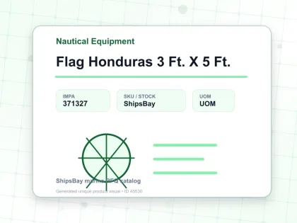 Flag Honduras 3 Ft. X 5 Ft. - Nautical Equipment - IMPA 371327