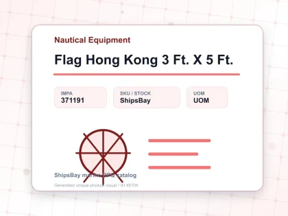 Flag Hong Kong 3 Ft. X 5 Ft. - Nautical Equipment - IMPA 371191