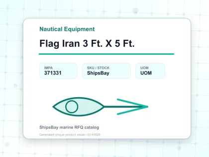 Flag Iran 3 Ft. X 5 Ft. - Nautical Equipment - IMPA 371331