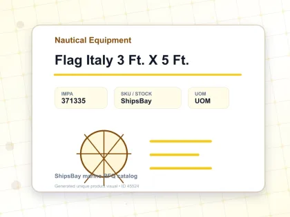 Flag Italy 3 Ft. X 5 Ft. - Nautical Equipment - IMPA 371335