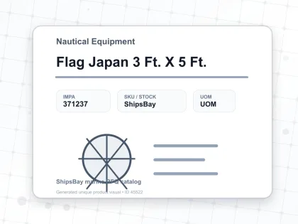 Flag Japan 3 Ft. X 5 Ft. - Nautical Equipment - IMPA 371237