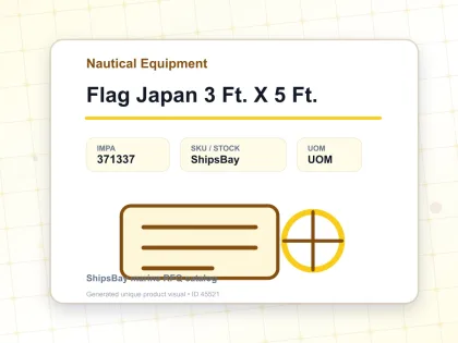 Flag Japan 3 Ft. X 5 Ft. - Nautical Equipment - IMPA 371337