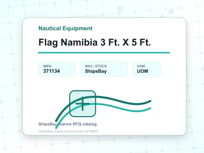 Flag Namibia 3 Ft. X 5 Ft. - Nautical Equipment - IMPA 371134