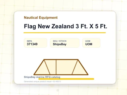 Flag New Zealand 3 Ft. X 5 Ft. - Nautical Equipment - IMPA 371349