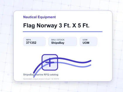 Flag Norway 3 Ft. X 5 Ft. - Nautical Equipment - IMPA 371352
