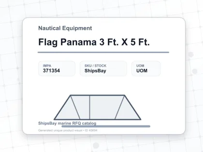 Flag Panama 3 Ft. X 5 Ft. - Nautical Equipment - IMPA 371354
