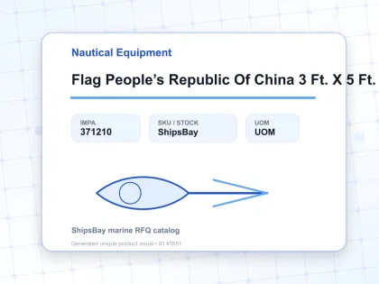 Flag People’s Republic Of China 3 Ft. X 5 Ft. - Nautical Equipment - IMPA 371210