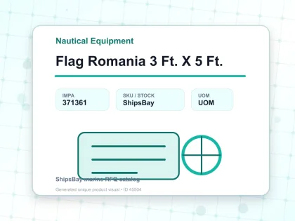 Flag Romania 3 Ft. X 5 Ft. - Nautical Equipment - IMPA 371361