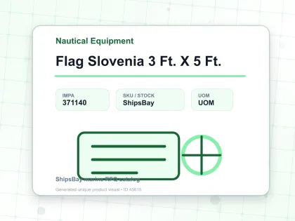 Flag Slovenia 3 Ft. X 5 Ft. - Nautical Equipment - IMPA 371140