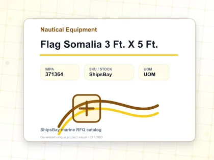 Flag Somalia 3 Ft. X 5 Ft. - Nautical Equipment - IMPA 371364