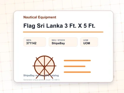 Flag Sri Lanka 3 Ft. X 5 Ft. - Nautical Equipment - IMPA 371142