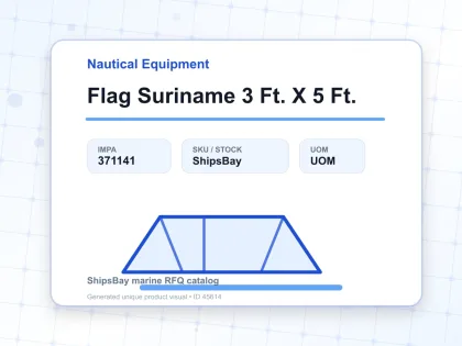 Flag Suriname 3 Ft. X 5 Ft. - Nautical Equipment - IMPA 371141