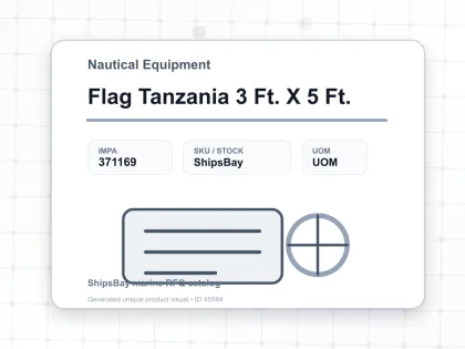 Flag Tanzania 3 Ft. X 5 Ft. - Nautical Equipment - IMPA 371169