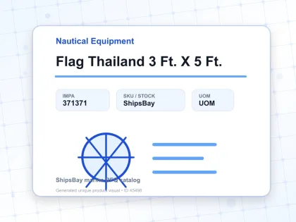 Flag Thailand 3 Ft. X 5 Ft. - Nautical Equipment - IMPA 371371