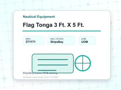 Flag Tonga 3 Ft. X 5 Ft. - Nautical Equipment - IMPA 371171