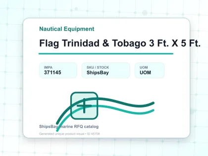 Flag Trinidad & Tobago 3 Ft. X 5 Ft. - Nautical Equipment - IMPA 371145