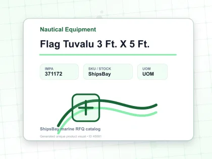 Flag Tuvalu 3 Ft. X 5 Ft. - Nautical Equipment - IMPA 371172