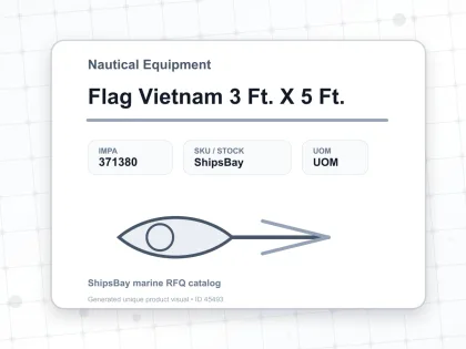 Flag Vietnam 3 Ft. X 5 Ft. - Nautical Equipment - IMPA 371380