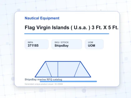 Flag Virgin Islands ( U.s.a. ) 3 Ft. X 5 Ft. - Nautical Equipment - IMPA 371185