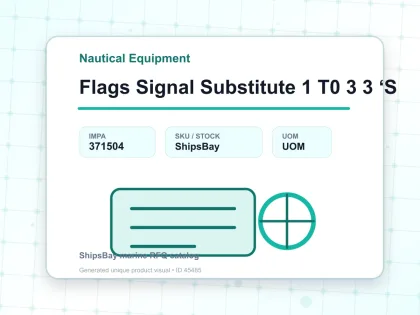 Flags Signal Substitute 1 T0 3 3 ‘S - Nautical Equipment - IMPA 371504