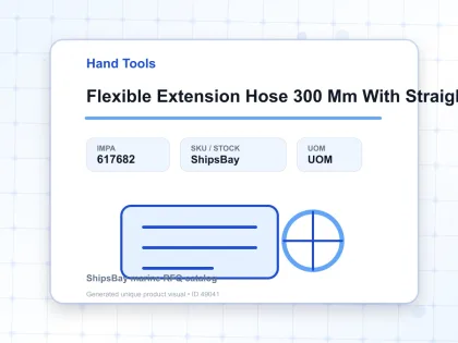 Flexible Extension Hose 300 Mm With Straight Type Coupler - Hand Tools - IMPA 617682