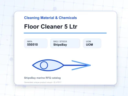 Floor Cleaner 5 Ltr - Cleaning Material & Chemicals - IMPA 550510