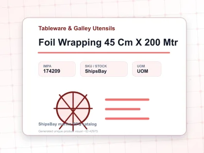 Foil Wrapping 45 Cm X 200 Mtr - Tableware & Galley Utensils - IMPA 174209