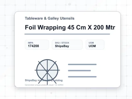 Foil Wrapping 45 Cm X 200 Mtr - Tableware & Galley Utensils - IMPA 174208