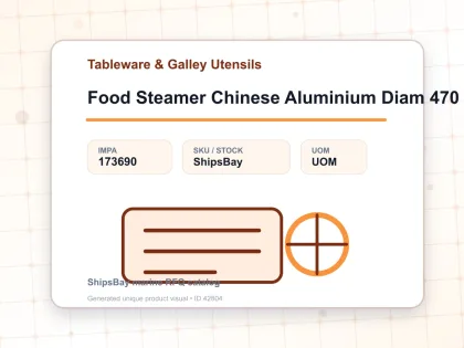 Food Steamer Chinese Aluminium Diam 470 Mm 3 Comp With Cover - Tableware & Galley Utensils - IMPA 173690