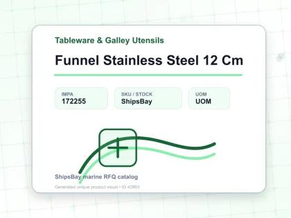 Funnel Stainless Steel 12 Cm - Tableware & Galley Utensils - IMPA 172255