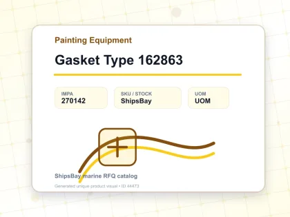 Gasket Type 162863 - Painting Equipment - IMPA 270142