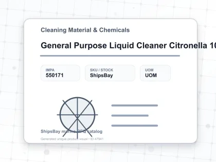 General Purpose Liquid Cleaner Citronella 1000 Ml - Cleaning Material & Chemicals - IMPA 550171