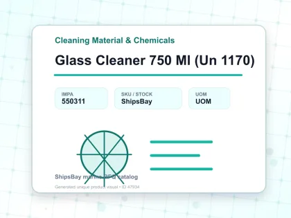 Glass Cleaner 750 Ml (Un 1170) - Cleaning Material & Chemicals - IMPA 550311