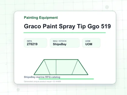 Graco Paint Spray Tip Ggo 519 - Painting Equipment - IMPA 270219