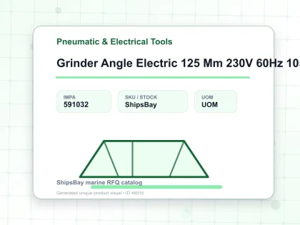Grinder Angle Electric 125 Mm 230V 60Hz 1050W M14 Kenpo - Pneumatic & Electrical Tools - IMPA 591032