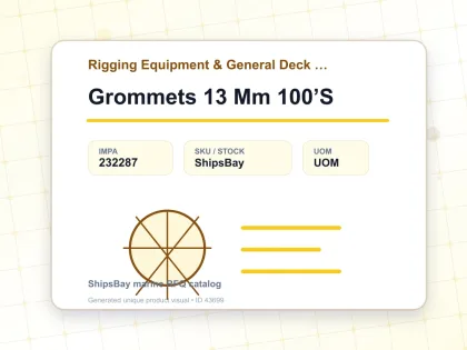 Grommets 13 Mm 100’S - Rigging Equipment & General Deck Items - IMPA 232287