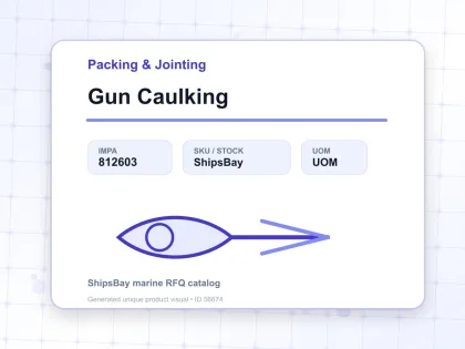 Gun Caulking - Packing & Jointing - IMPA 812603