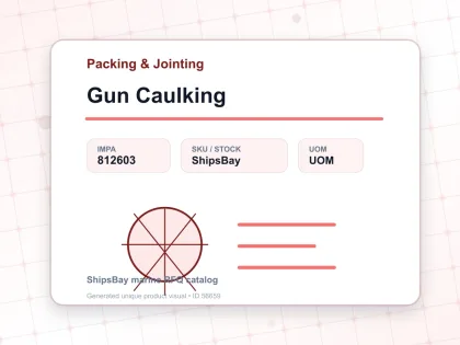Gun Caulking - Packing & Jointing - IMPA 812603