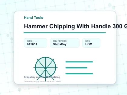 Hammer Chipping With Handle 300 Grm - Hand Tools - IMPA 612611