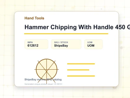 Hammer Chipping With Handle 450 Grm - Hand Tools - IMPA 612612