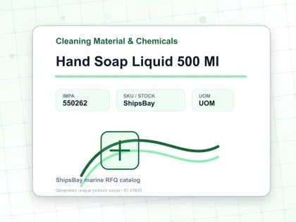 Hand Soap Liquid 500 Ml - Cleaning Material & Chemicals - IMPA 550262