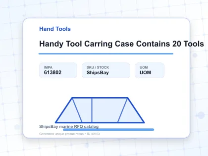 Handy Tool Carring Case Contains 20 Tools - Hand Tools - IMPA 613802