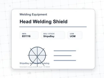 Head Welding Shield - Welding Equipment - IMPA 851116