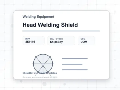 Head Welding Shield - Welding Equipment - IMPA 851116