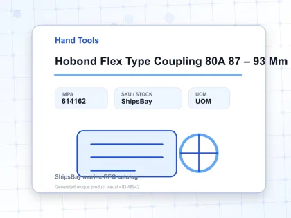 Hobond Flex Type Coupling 80A 87 – 93 Mm Nbr - Hand Tools - IMPA 614162