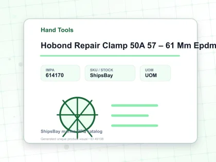 Hobond Repair Clamp 50A 57 – 61 Mm Epdm - Hand Tools - IMPA 614170
