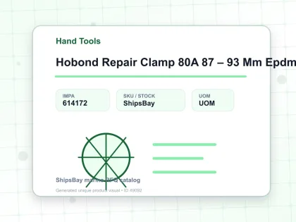 Hobond Repair Clamp 80A 87 – 93 Mm Epdm - Hand Tools - IMPA 614172